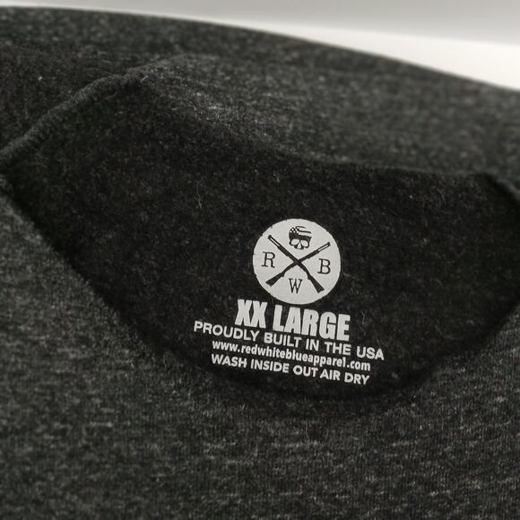 RWB Grit & Grace Sweatshirt/USA /Grunge/Comfy/Patriotic/2X/ Rock/Hip-Hop/Retro - Picture 5 of 8